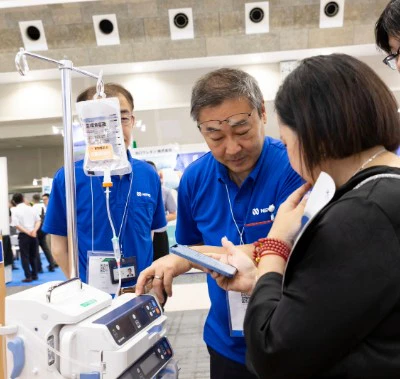 Equipment showcase at WHX Osaka