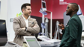 Healthcare professionals networking at World Health Expo Johannesburg
