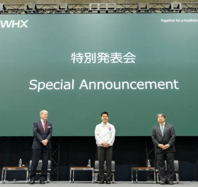 Special Announcement at WHX Osaka